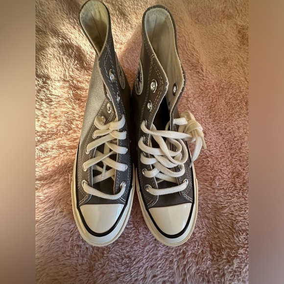 NIB Chuck 70 Recycled Canvas Hi-Top Sneakers Origin Story/Grey - Picture 5 of 11